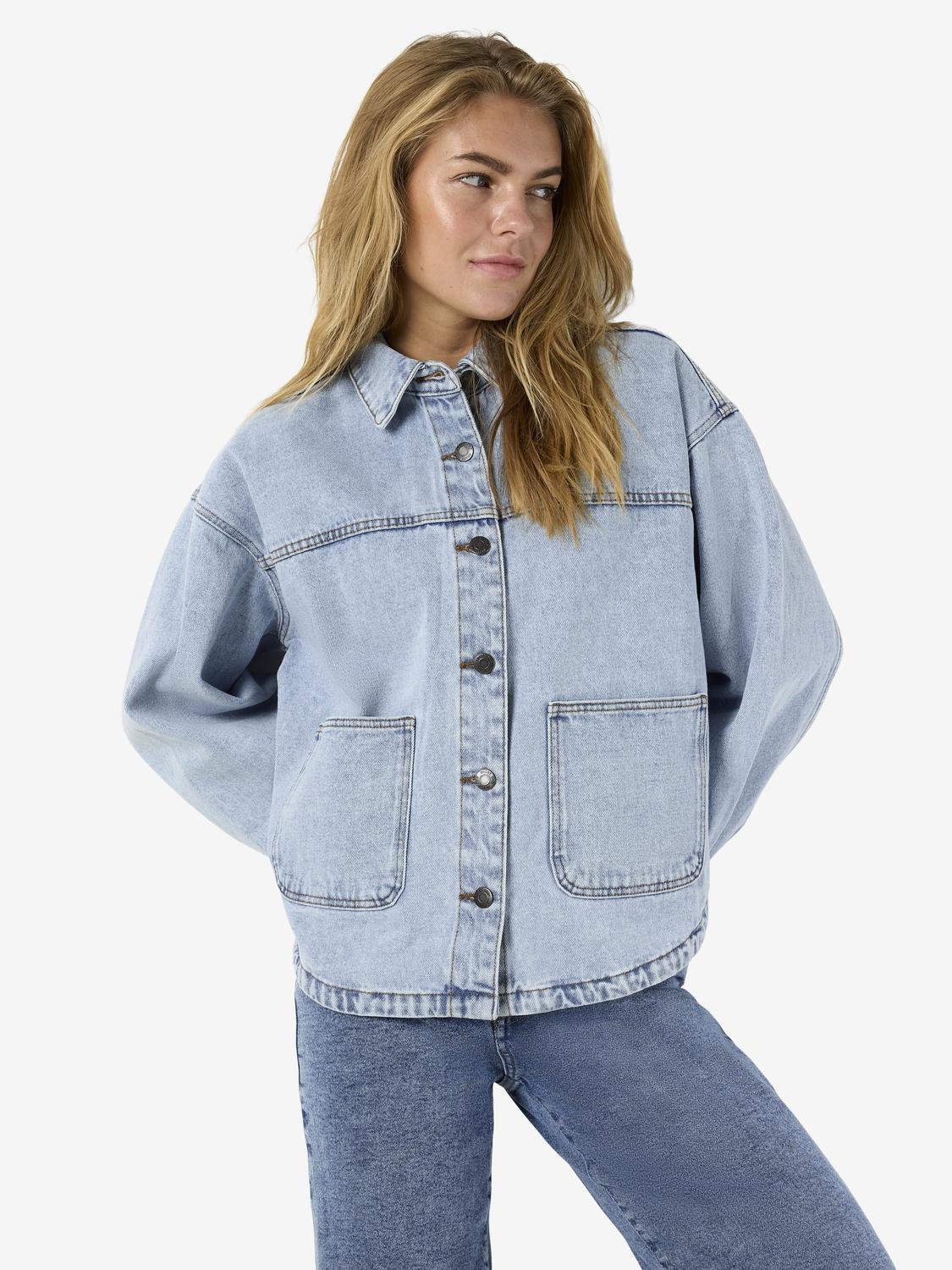 NMKETTIE Denim Jacket - Light Blue Denim - VERO MODA & VILA Bergvik